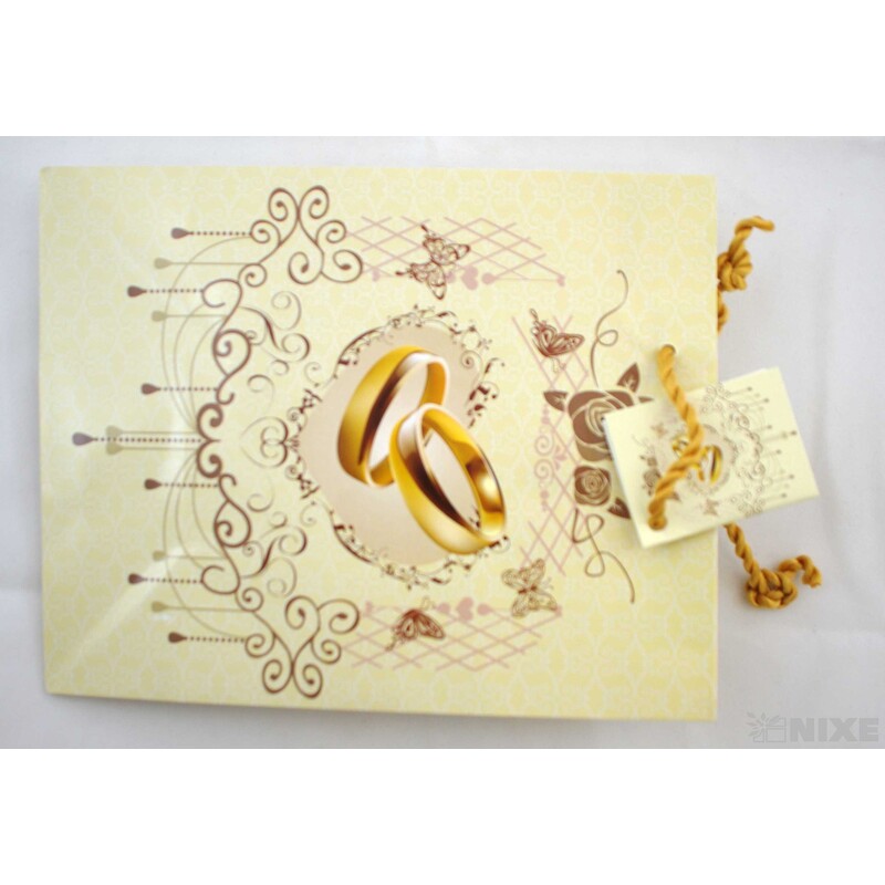 TAŠKA LAMIN S MIX SVATEBNÍ 18x23x10cm*