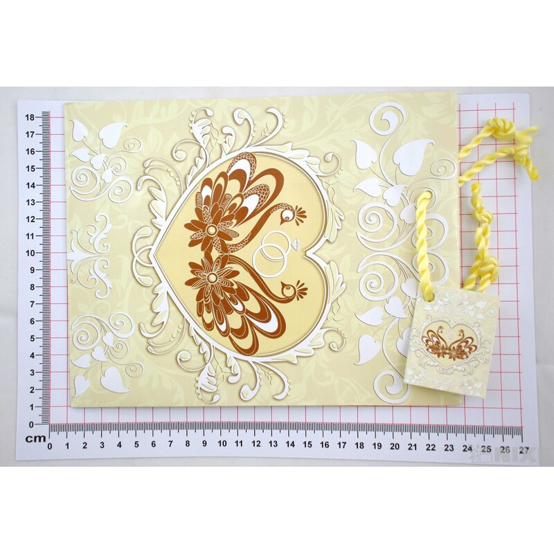 TAŠKA LAMIN S MIX SVATEBNÍ 18x23x10cm*