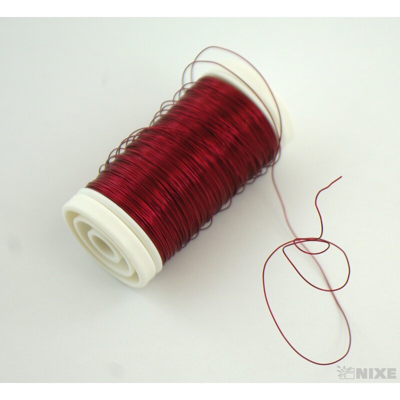 OZDOBNÝ DRÁT PL 0,3mm 100g*BORDO