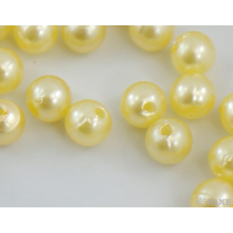 KORÁLKY 6mm 50g*SMETANOVÁ