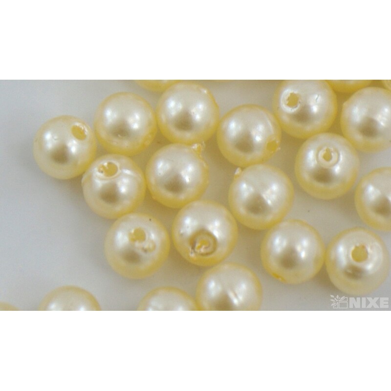 KORÁLKY 6mm 50g*PERLEŤOVÁ