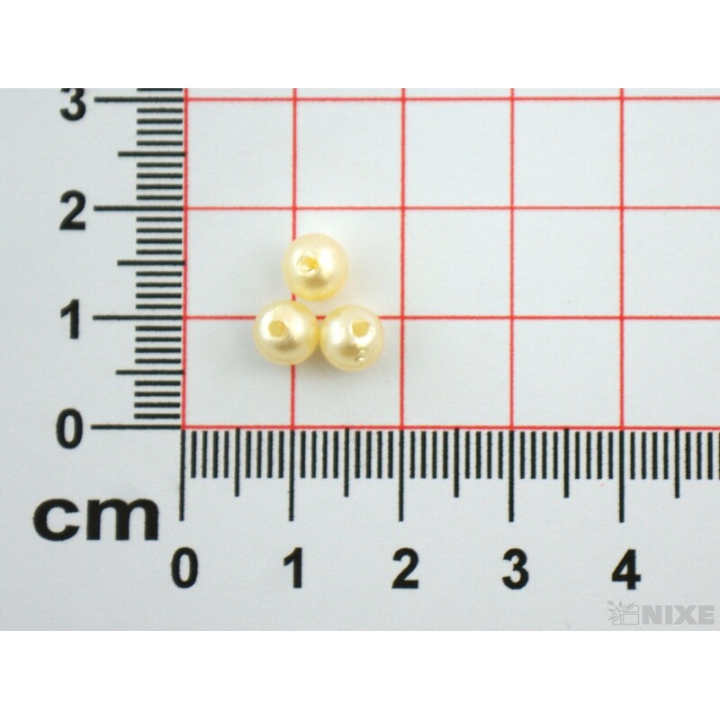 KORÁLKY 6mm 50g*PERLEŤOVÁ