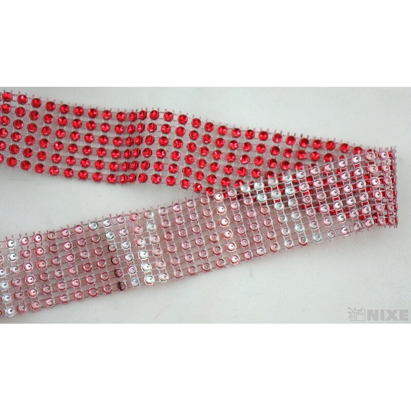 OZDOBNÝ PÁSEK 30mmx27m*ČERVENÁ