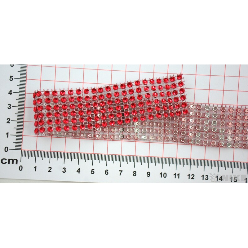 OZDOBNÝ PÁSEK 30mmx27m*ČERVENÁ