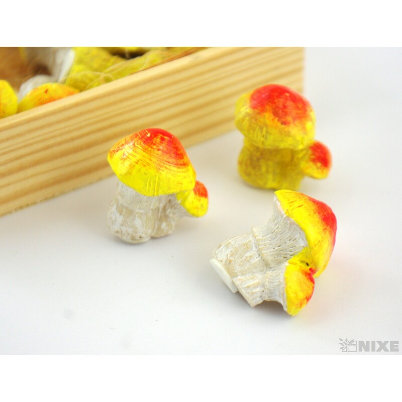 HOUBY NALEPOVACÍ  3cm 12ks*MIX BAREV