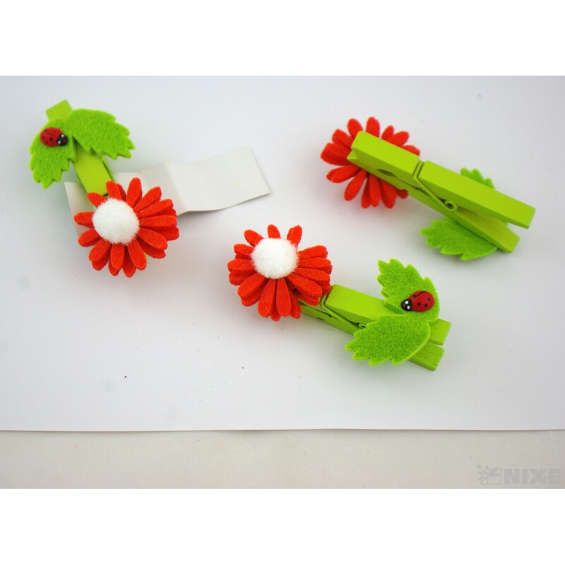 KOPRETINA FILC KOLÍČEK 8cm 3ks*MIX BAREV