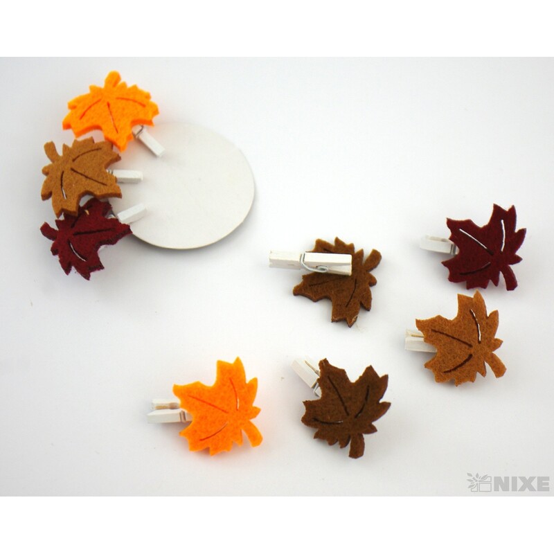 PODZIM FILC KOLÍČEK 3cm 8ks*MIX DRUHŮ