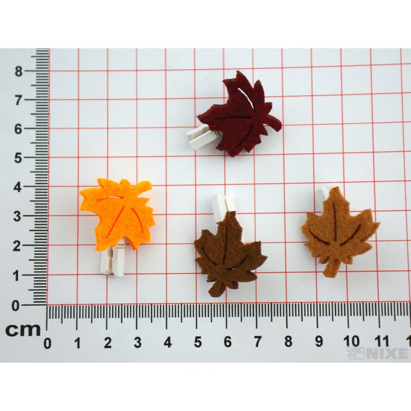 PODZIM FILC KOLÍČEK 3cm 8ks*MIX DRUHŮ