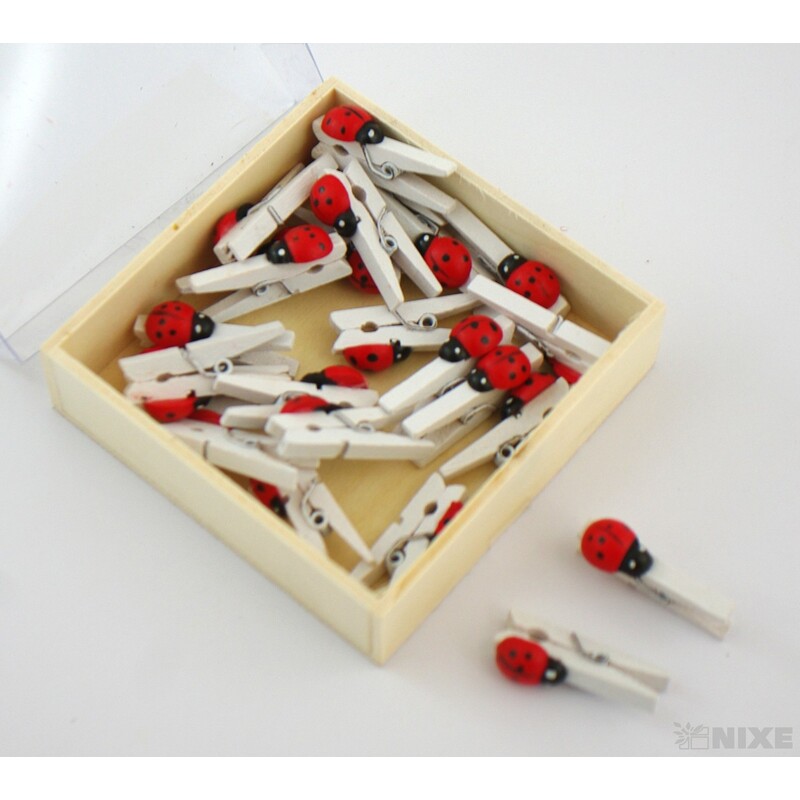 KOLÍČEK BERUŠKA 3cm 24ks*ČERVENÁ