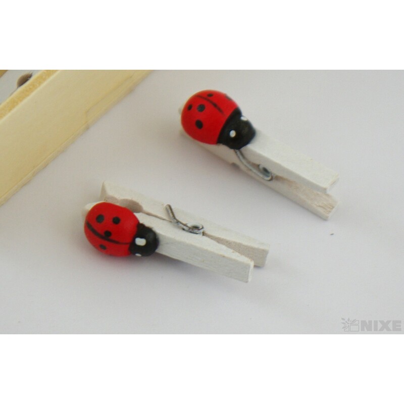 KOLÍČEK BERUŠKA 3cm 24ks*ČERVENÁ