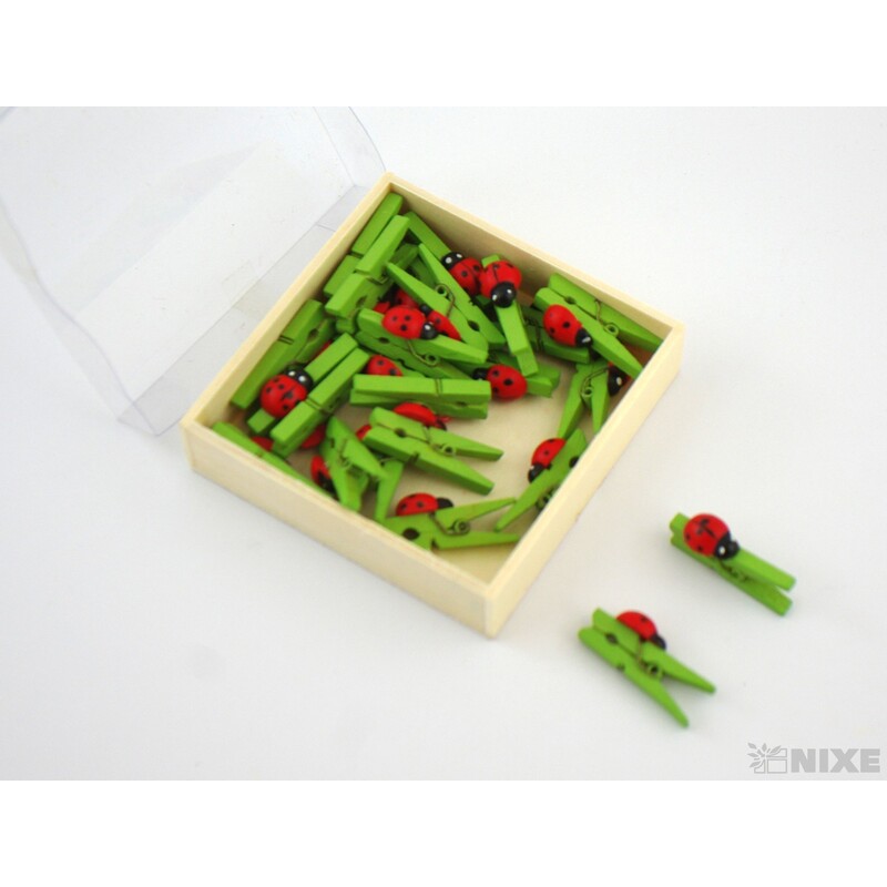 KOLÍČEK BERUŠKA 3cm 24ks*ČERVENÁ