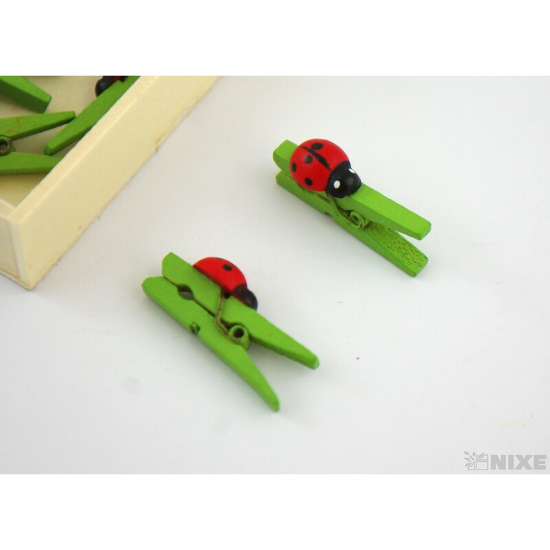 KOLÍČEK BERUŠKA 3cm 24ks*ČERVENÁ