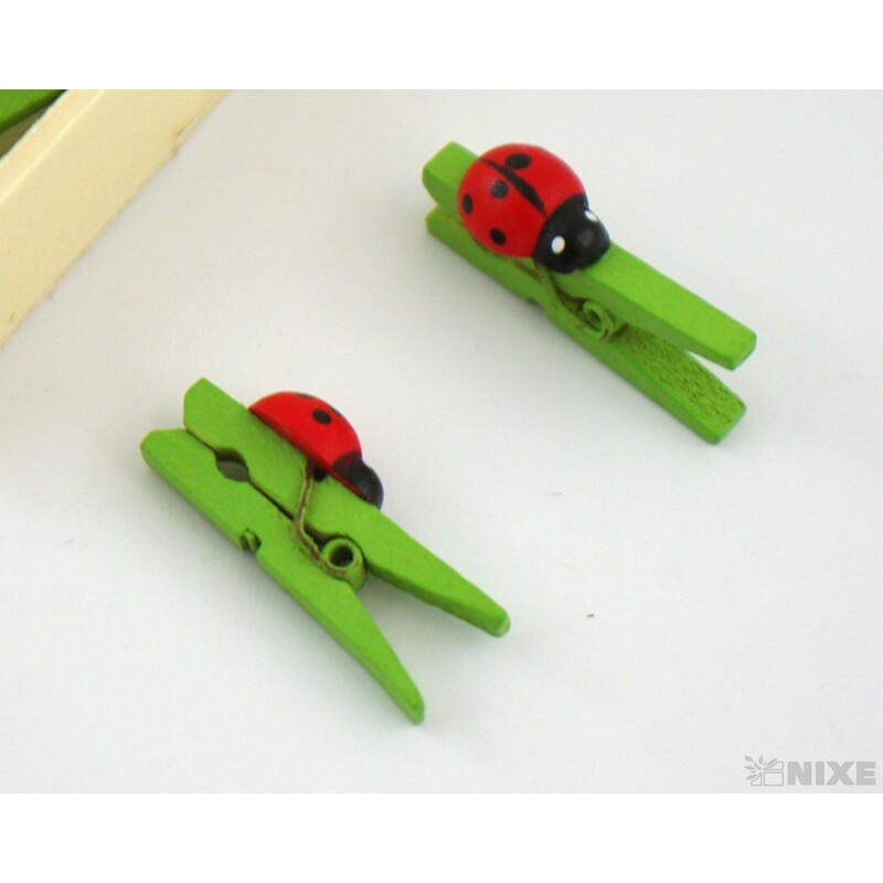 KOLÍČEK BERUŠKA 3cm 24ks*ČERVENÁ