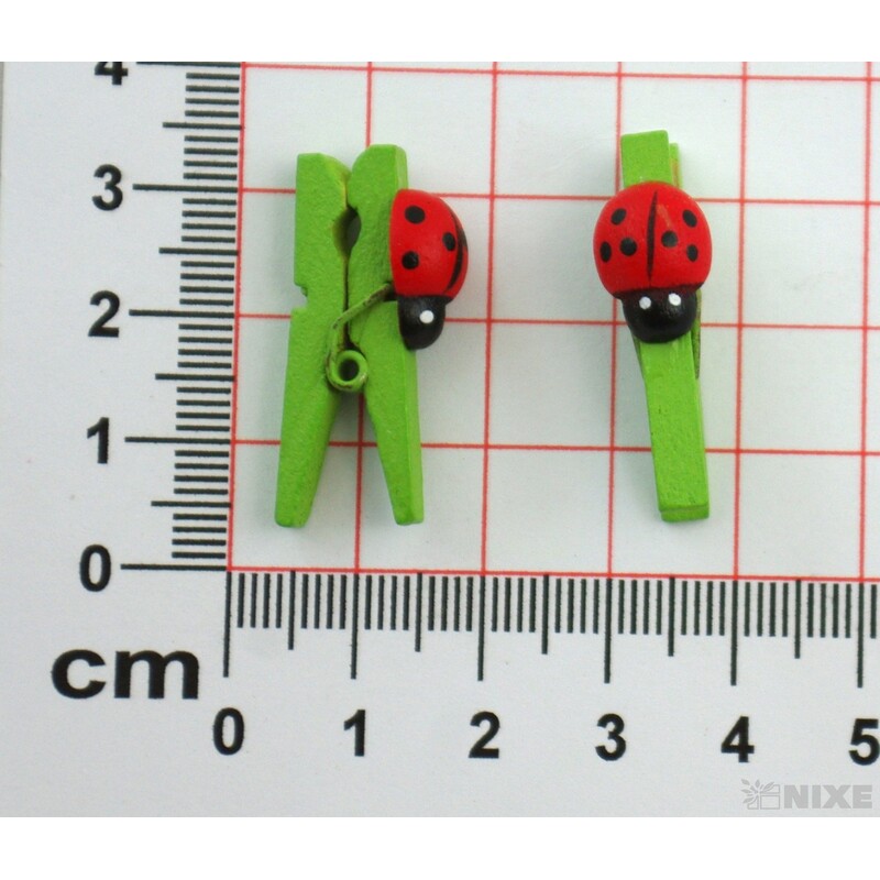 KOLÍČEK BERUŠKA 3cm 24ks*ČERVENÁ