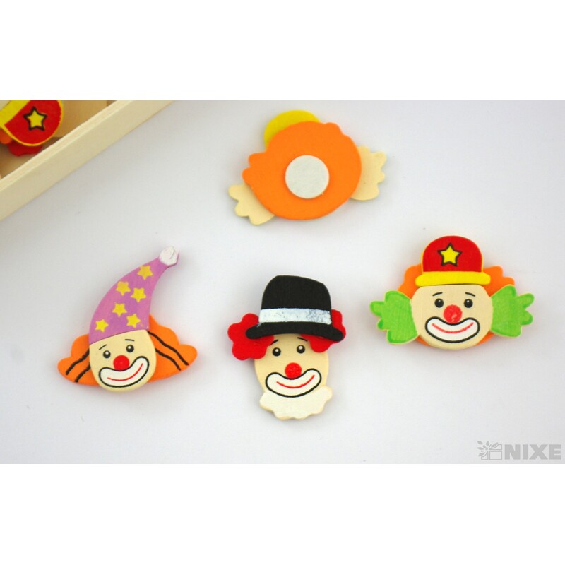 KLAUN NALEPOVACÍ 2-3cm 24ks*MIX BAREV