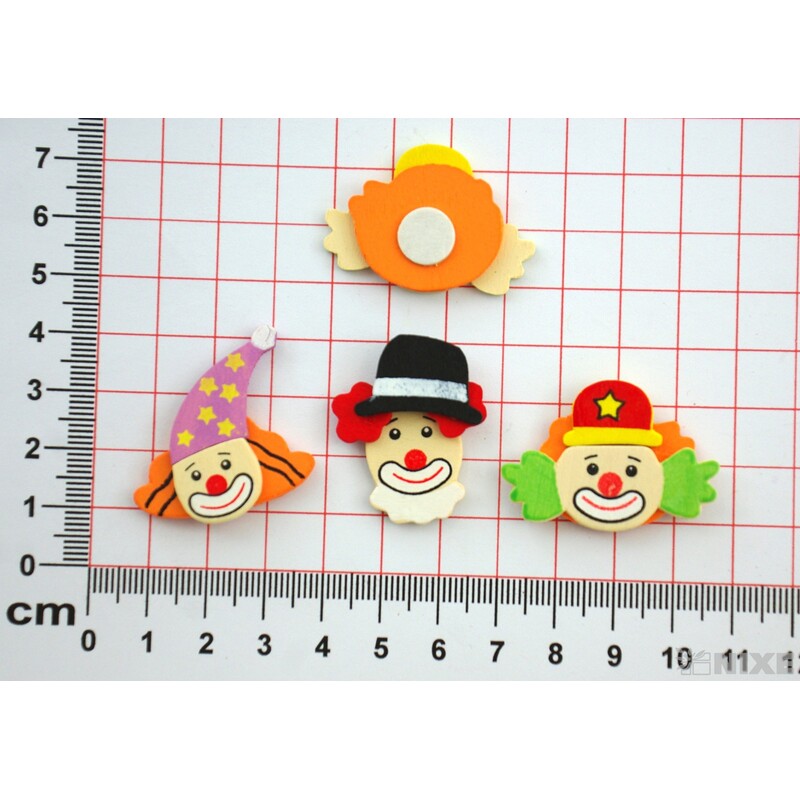 KLAUN NALEPOVACÍ 2-3cm 24ks*MIX BAREV