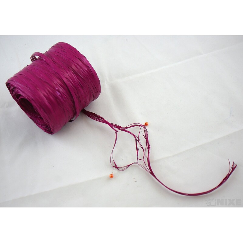 RAFIA SYNTHETIC 200m PL*VÍNOVÁ