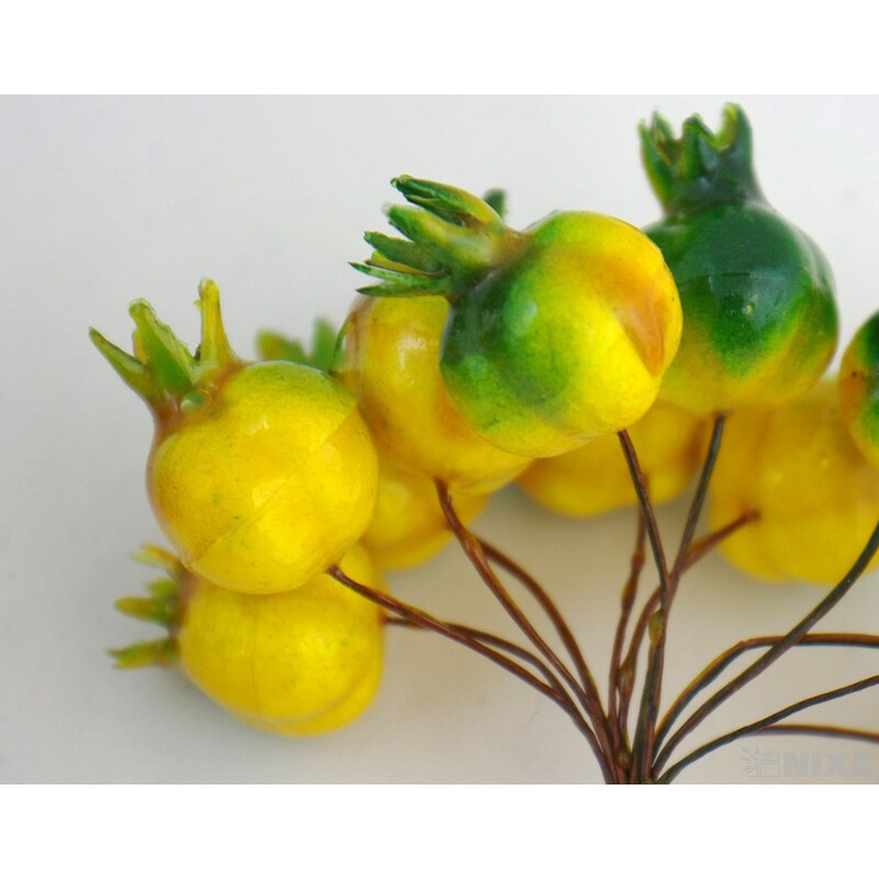 HRUŠKA 1,5x11cm 12sv*ŽLUTÁ