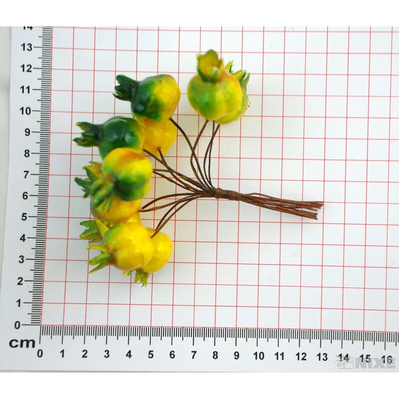 HRUŠKA 1,5x11cm 12sv*ŽLUTÁ