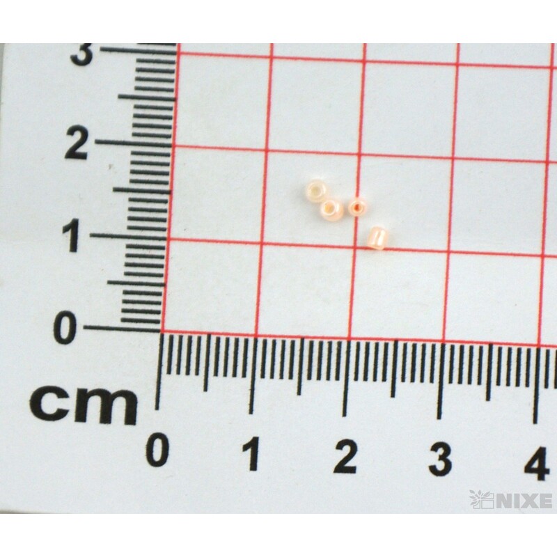 SKLENĚNÉ KORÁLKY 2mm 50g*SMETANOVÁ