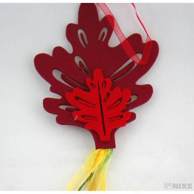 ZÁVĚS LIST FILC 16x65cm*MIX BAREV