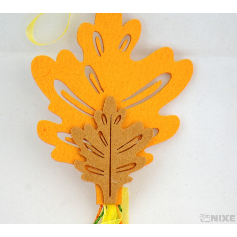 ZÁVĚS LIST FILC 16x65cm*MIX BAREV