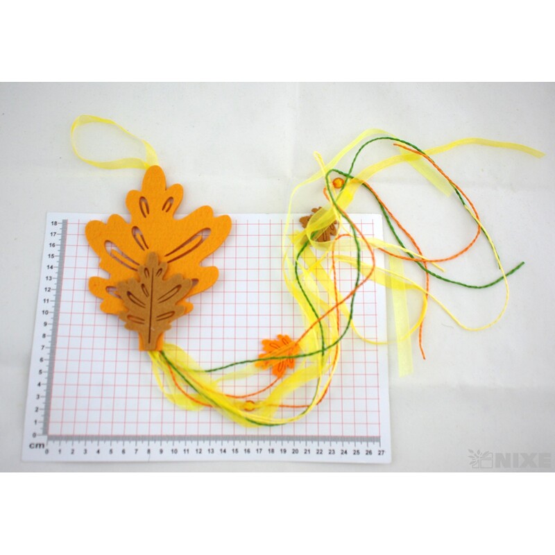 ZÁVĚS LIST FILC 16x65cm*MIX BAREV