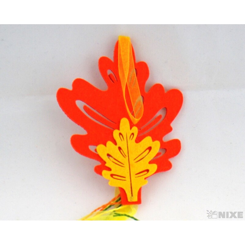 ZÁVĚS LIST FILC 16x65cm*MIX BAREV