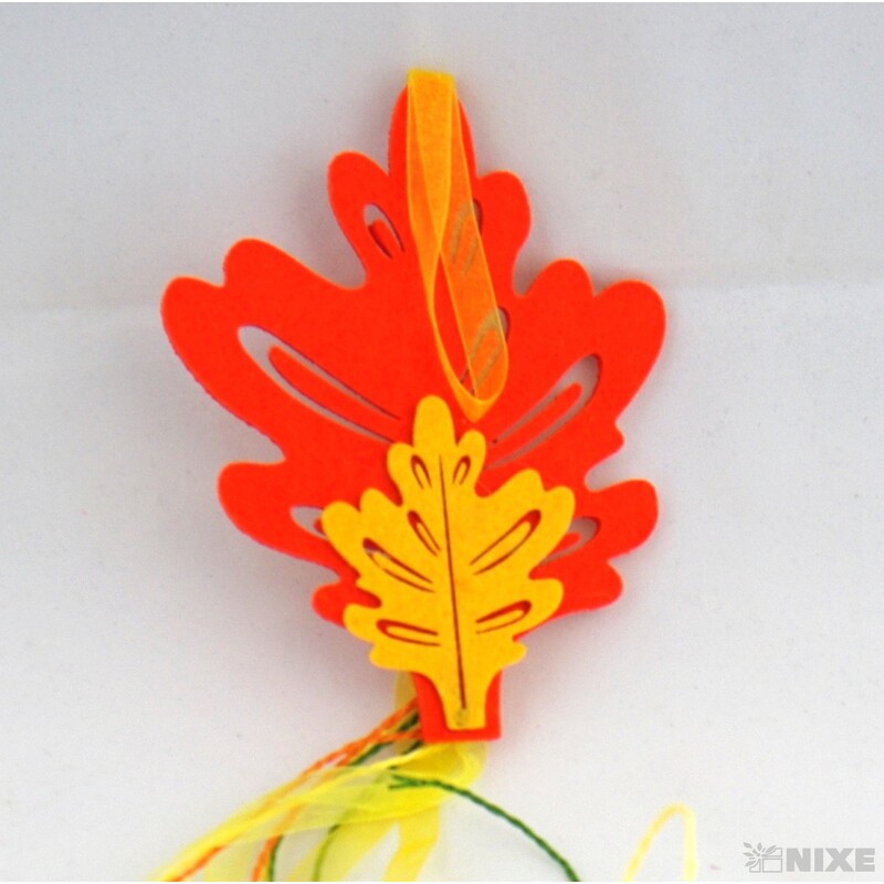 ZÁVĚS LIST FILC 16x65cm*MIX BAREV