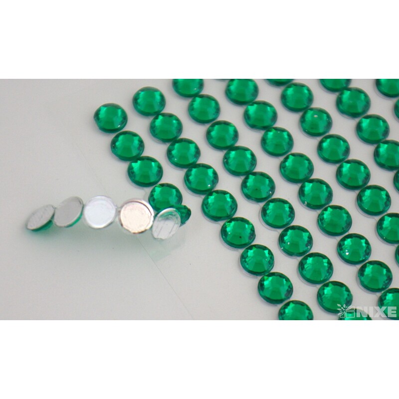 PERLIČKY NALEPOVACÍ 6mm 140ks*ZELENÁ TM.