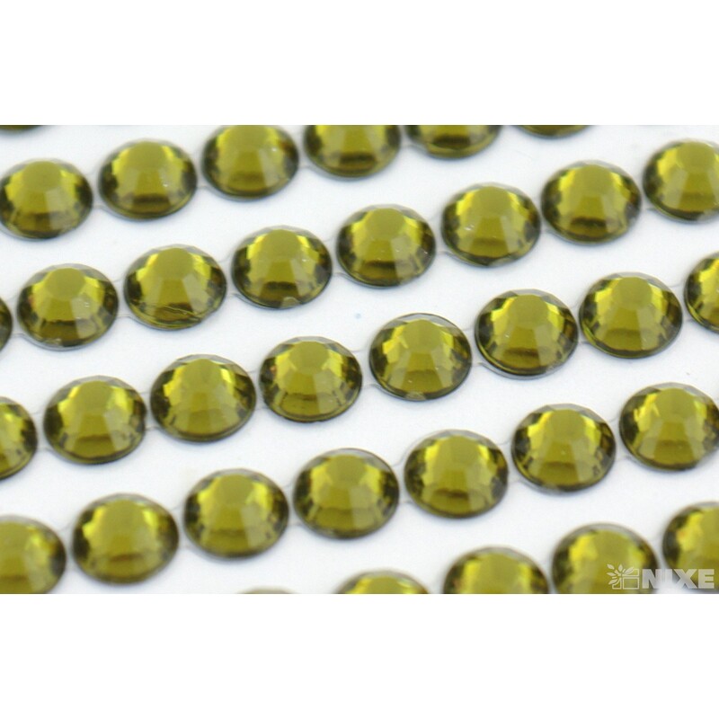 PERLIČKY NALEPOVACÍ 6mm 140ks*ZELENÁ POVADLÁ