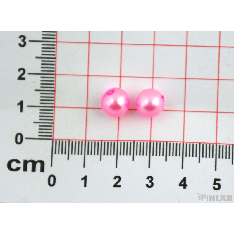 KORÁLKY 9mm*RŮŽOVÁ