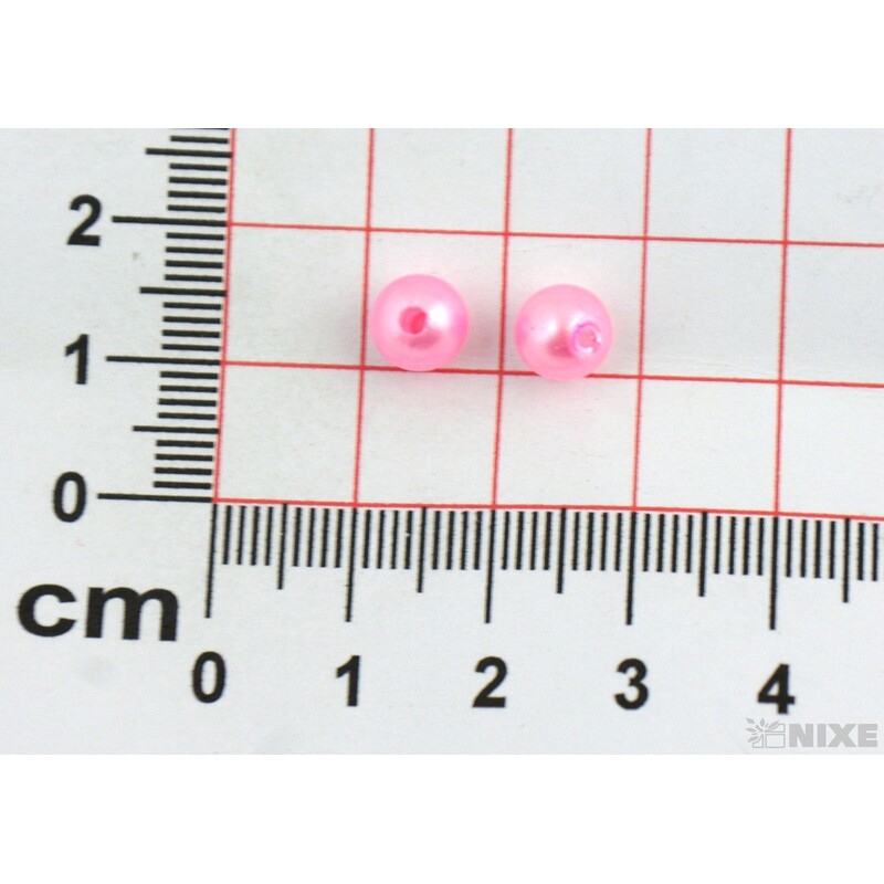 KORÁLKY 8mm*RŮŽOVÁ SV.