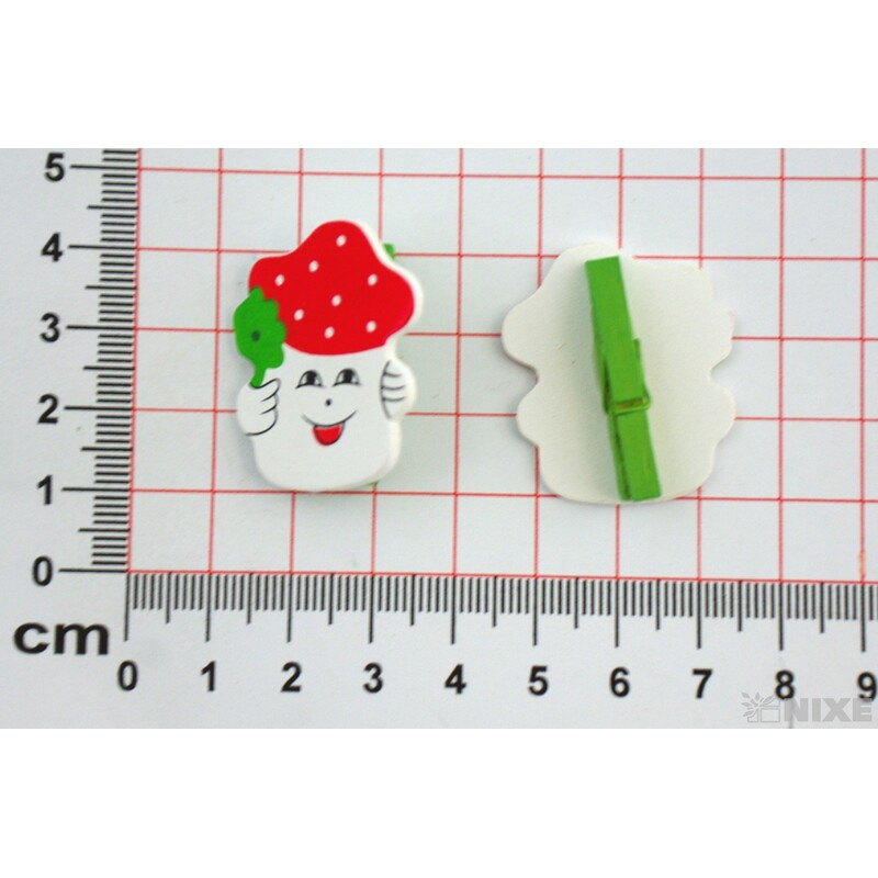 HŘÍBEK NA KOLÍČKU 3cm 18ks