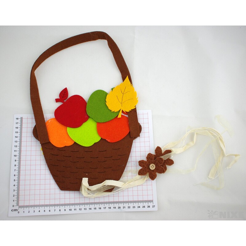 ZÁVĚS FILC KOŠ 20x45cm*