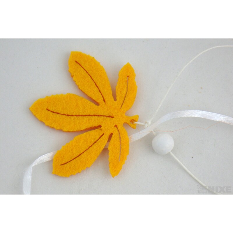 ZÁVĚS FILC LIST 20x75cm*