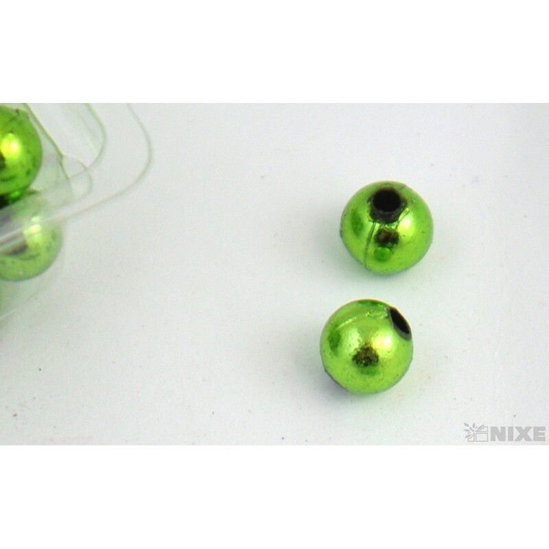 KORÁLKY 8mm 45g METAL*ZELENÁ