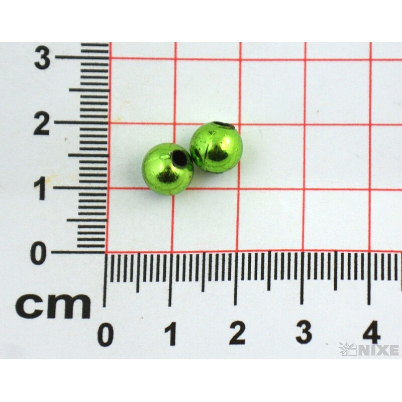 KORÁLKY 8mm 45g METAL*ZELENÁ