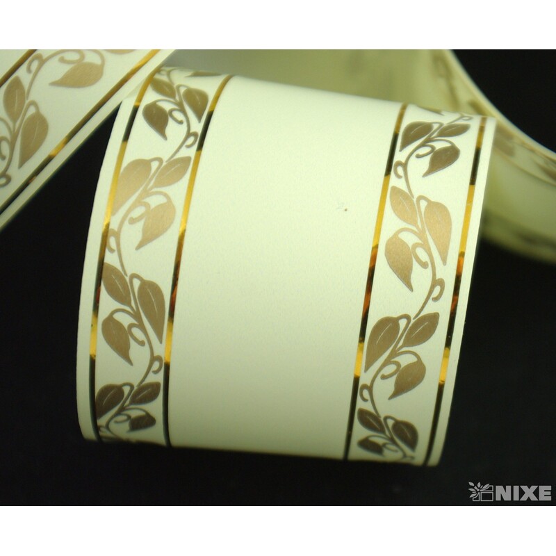 POHŘEBNÍ PÁSEK 60mmx50yd TISK*KRÉMOVÁ