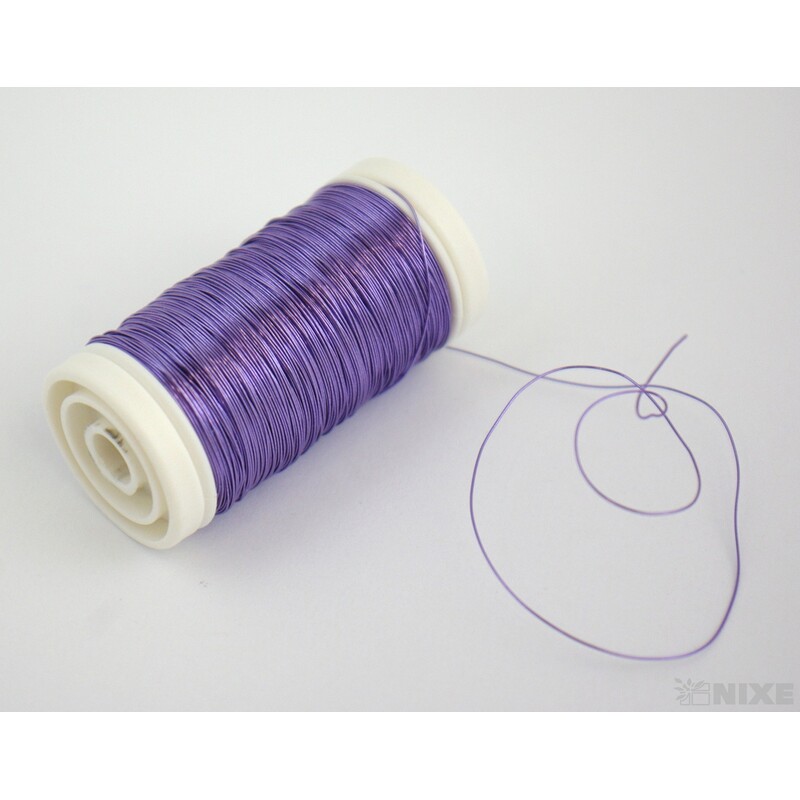 OZDOBNÝ DRÁT PL 0,3mm 100g*FIALOVÁ SV.