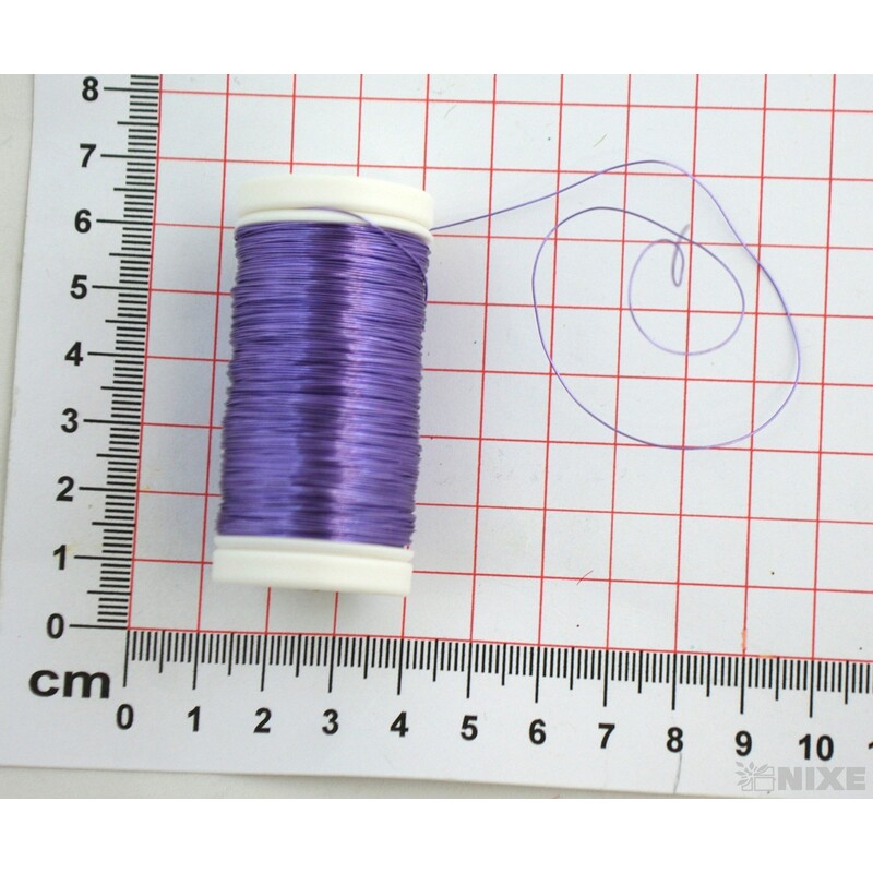 OZDOBNÝ DRÁT PL 0,3mm 100g*FIALOVÁ SV.