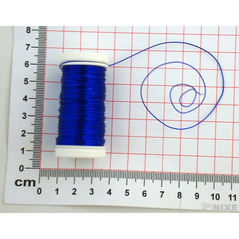 OZDOBNÝ DRÁT PL 0,5mm 100g*MODRÁ TM.