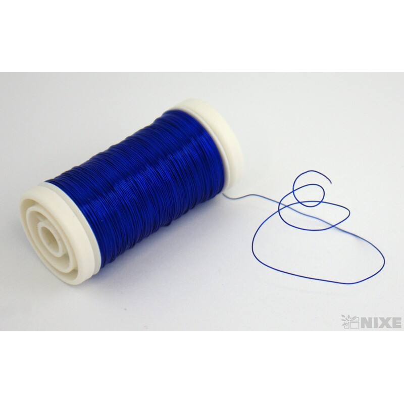 OZDOBNÝ DRÁT PL 0,3mm 100g*MODRÁ TM.