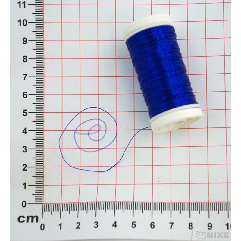 OZDOBNÝ DRÁT PL 0,3mm 100g*MODRÁ TM.