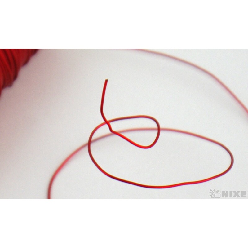 OZDOBNÝ DRÁT PL 0,5mm 100g*ČERVENÁ