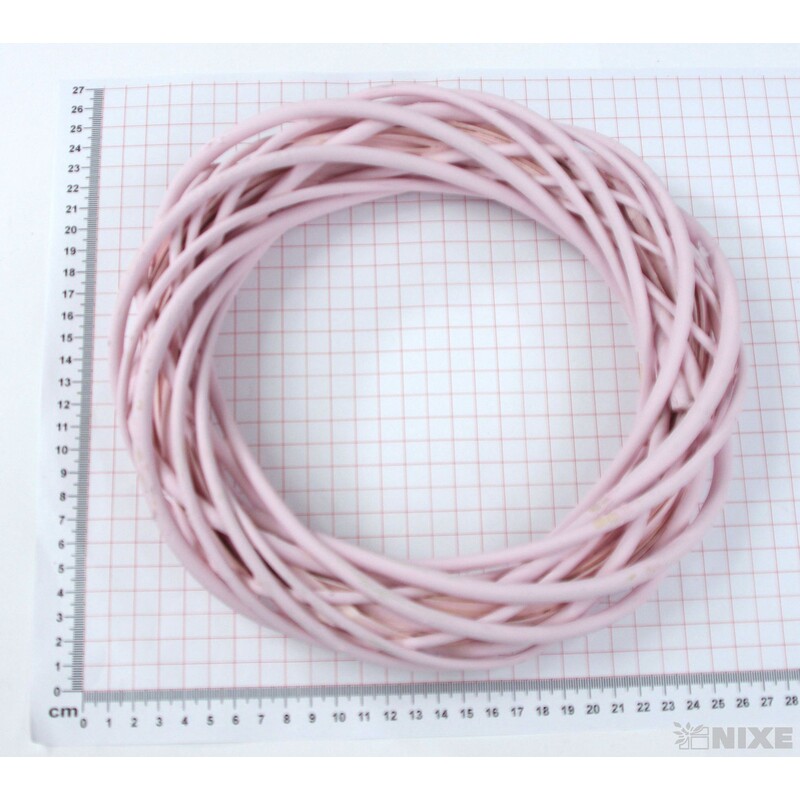 VĚNEC PROUTĚNÝ 25cm*MIX BAREV