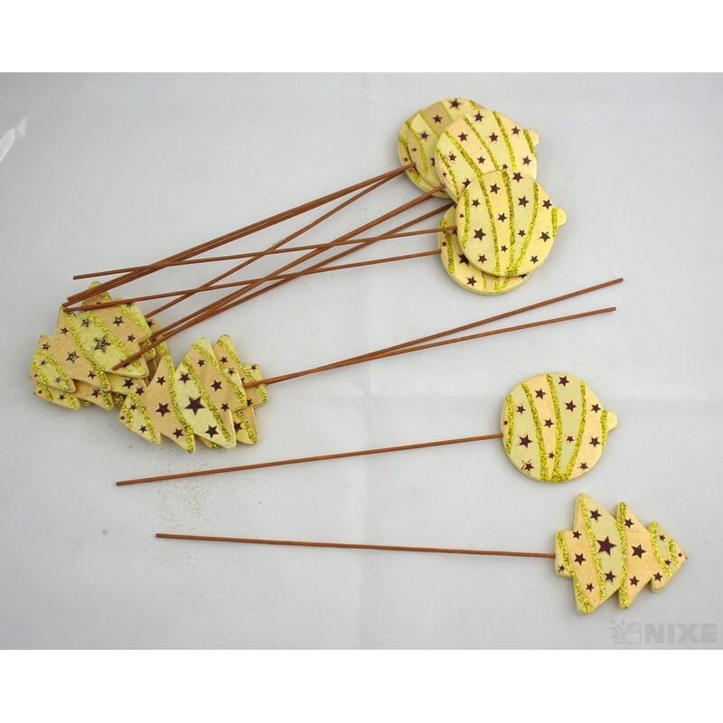 ZÁPICH VÁNOCE 6x25cm*ZLATÁ