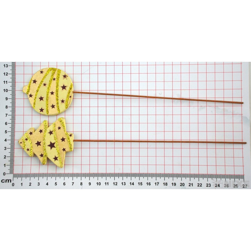 ZÁPICH VÁNOCE 6x25cm*ZLATÁ