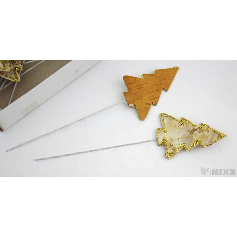 ZÁPICH K STROMEK 12ks 6x17cm*PŘÍRODNÍ