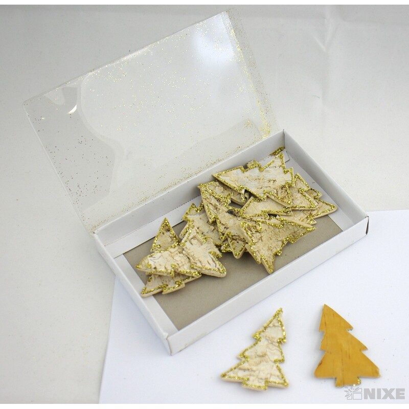 STROMEČEK KŮRA 7cm 12ks*PŘÍRODNÍ